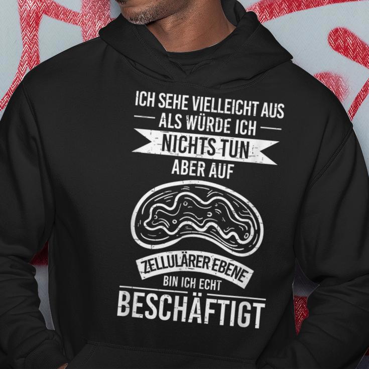 Sehe Aus Nicht Tun Zellulär Busy Biologist Kapuzenpullover Lustige Geschenke