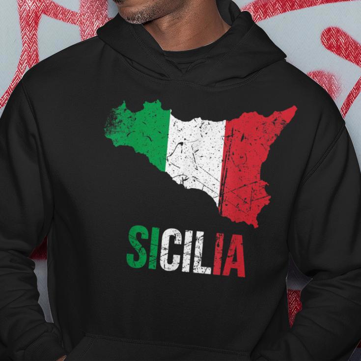 Sicilia Bella Italia Sicily Kapuzenpullover Lustige Geschenke