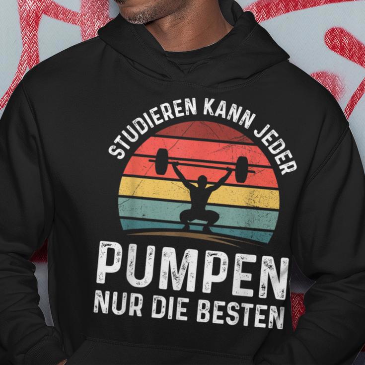 Studier Kann Jeder Pump Gym Workout Gym Slogan Kapuzenpullover Lustige Geschenke