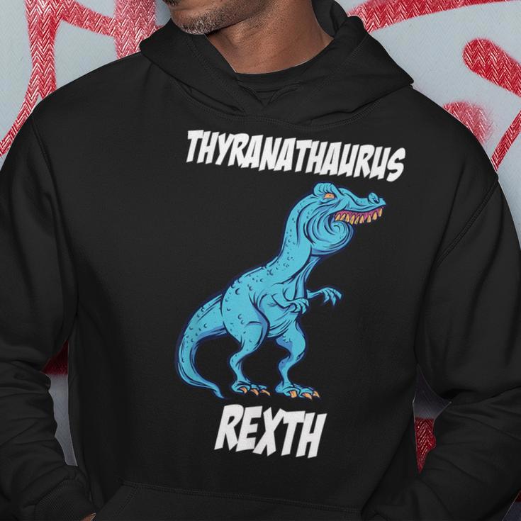 T-Rex Überbiss Meme T-Rex Party Kapuzenpullover Lustige Geschenke