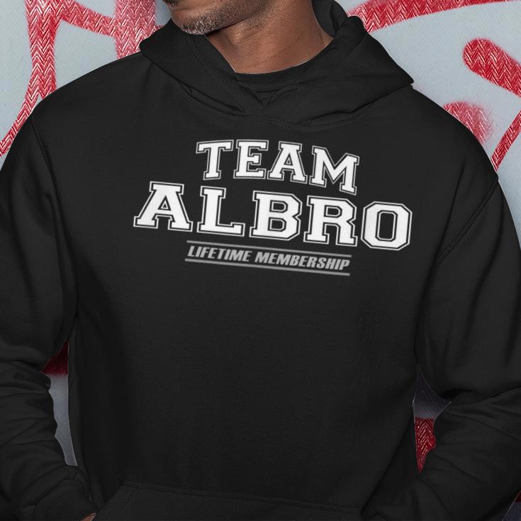 Team Albro Stolzer Familiennachname Nachname Kapuzenpullover Lustige Geschenke