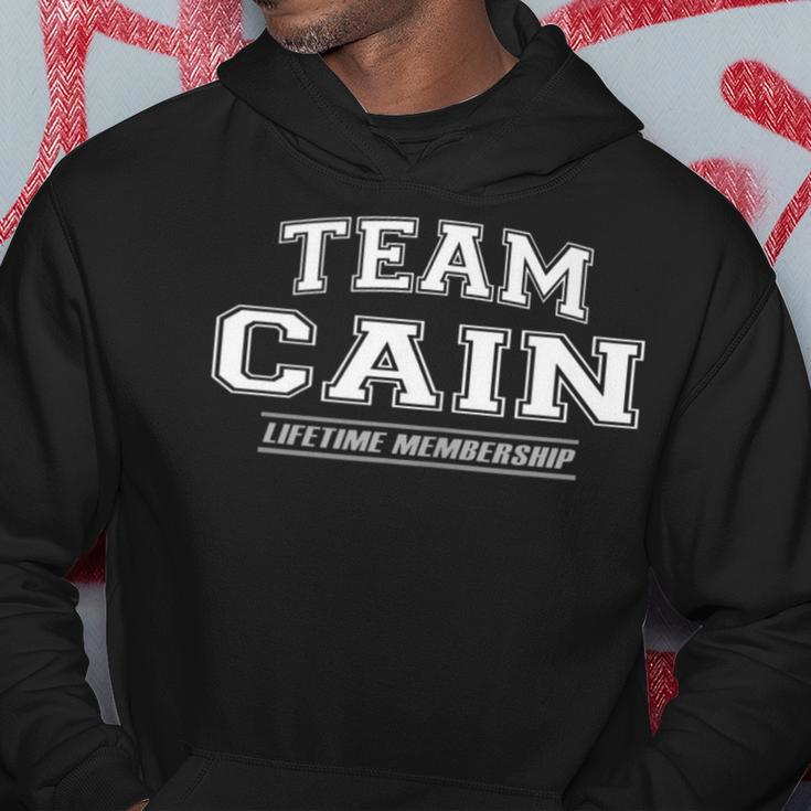 Team Cain Stolzer Familiennachname Nachname Geschenk Kapuzenpullover Lustige Geschenke