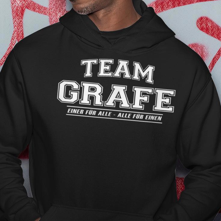 Team Grafe Stolze Familie Nachname Geschenk Kapuzenpullover Lustige Geschenke