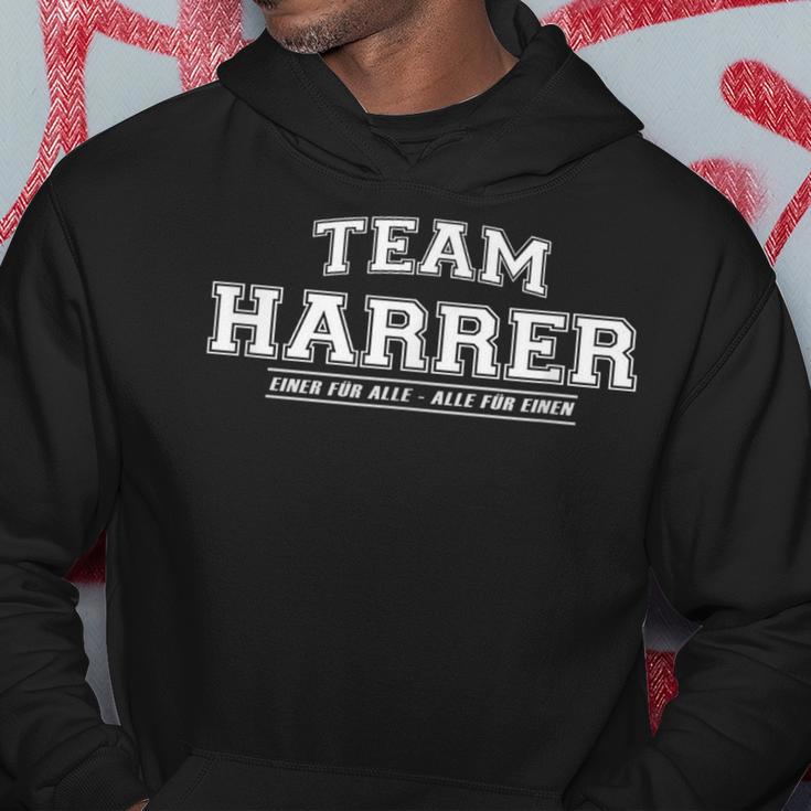 Team Harrer Proud Family Last Name Kapuzenpullover Lustige Geschenke