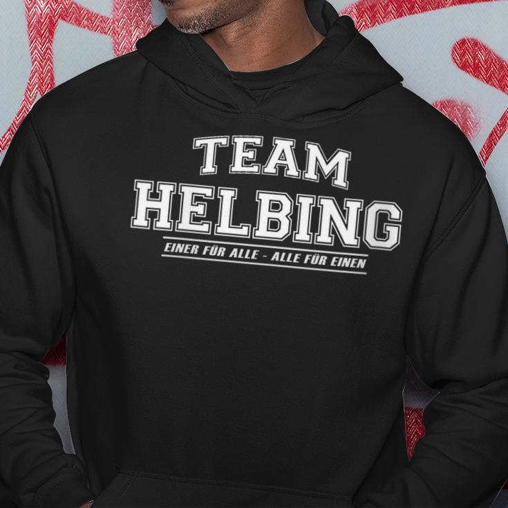 Team Helbing Proud Family Last Name With-Neck Kapuzenpullover Lustige Geschenke