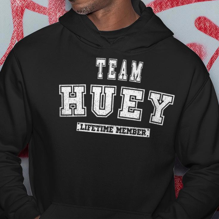 Team Huey Lifetime Member Family Last Name Kapuzenpullover Lustige Geschenke