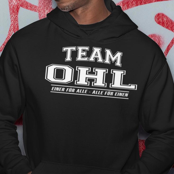 Team Ohl Proud Family Last Name Long-Sleeved Kapuzenpullover Lustige Geschenke