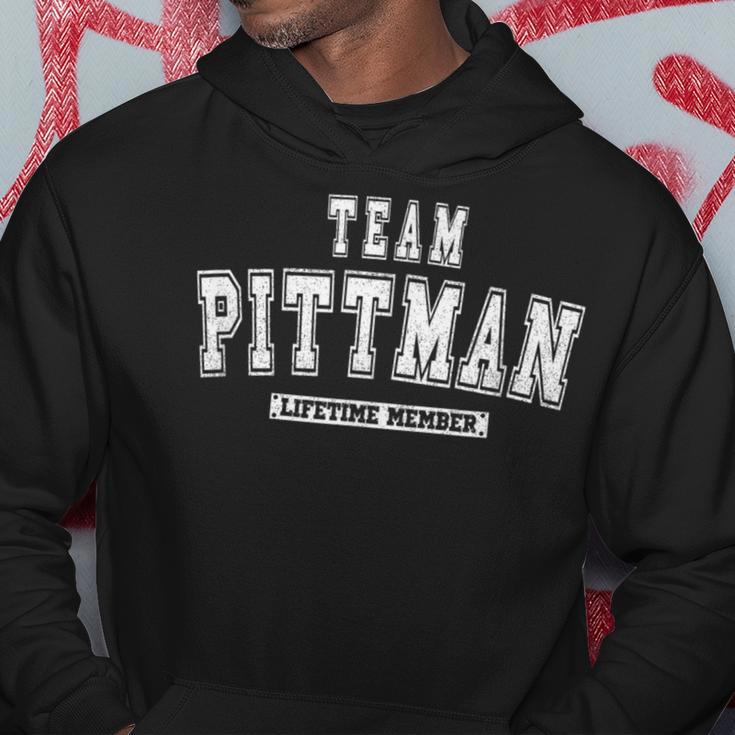 Team Pittman Lifetime Member Family Last Name Kapuzenpullover Lustige Geschenke