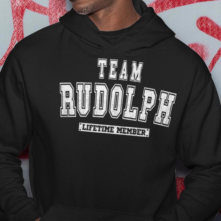 Team Rudolph Lifetime Member Family Last Name Kapuzenpullover Lustige Geschenke