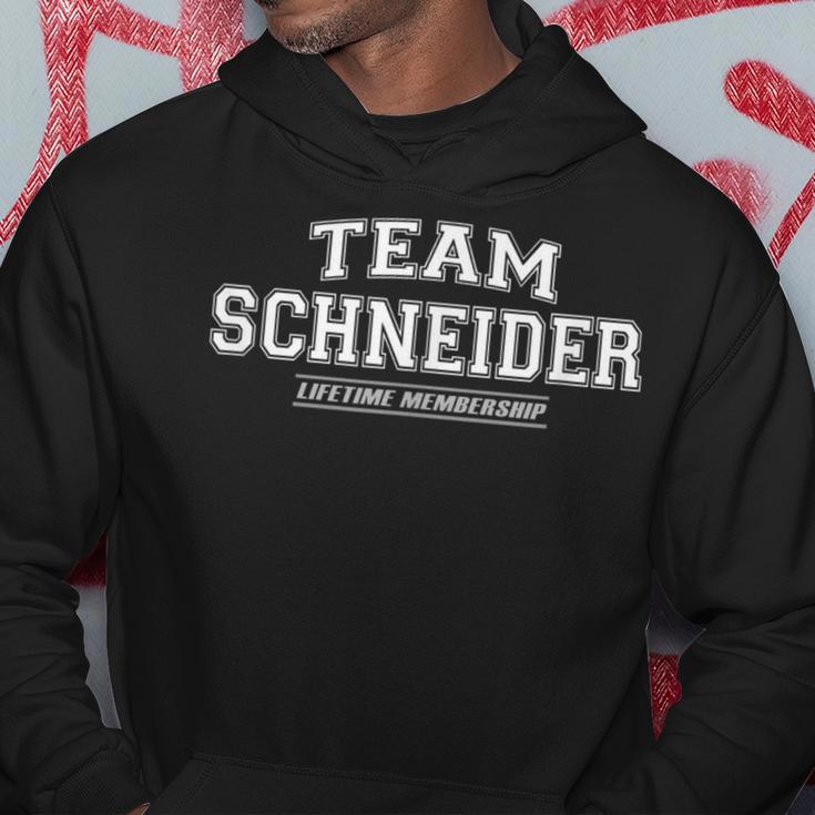 Team Schneider Proud Surname Last Name Kapuzenpullover Lustige Geschenke