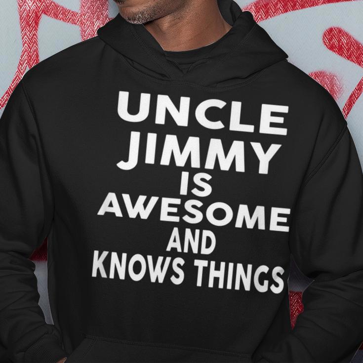 Uncle Jimmy Ist Tolle Und Weiß Dinge S Kapuzenpullover Lustige Geschenke