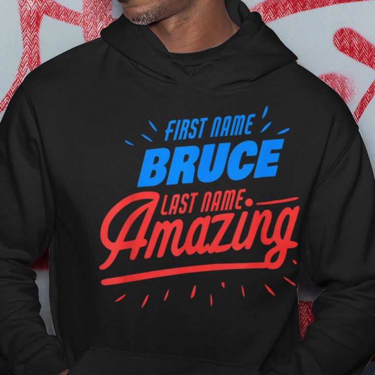 Vorname Bruce Nachname Erstaunlich Lustig Bruce Spruch Kapuzenpullover Lustige Geschenke