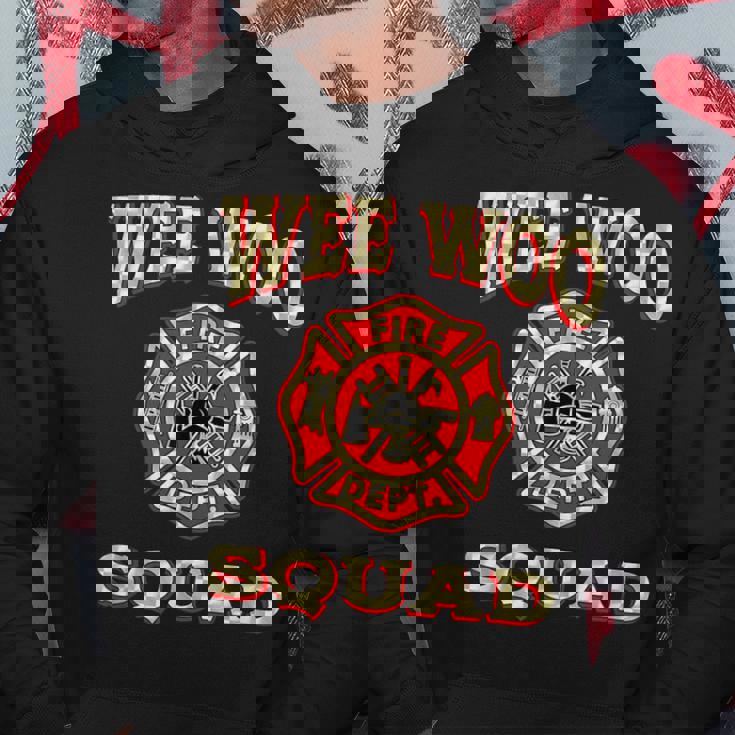 Wee Woo Squad Firefighter Badge Marshal Fire Truck Hoodie Personalized Gifts