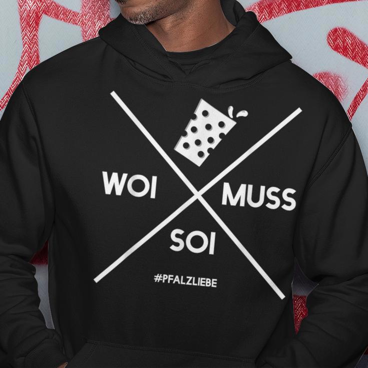 Woi Muss Soi Pfalz Weinschorle Palatine Kapuzenpullover Lustige Geschenke