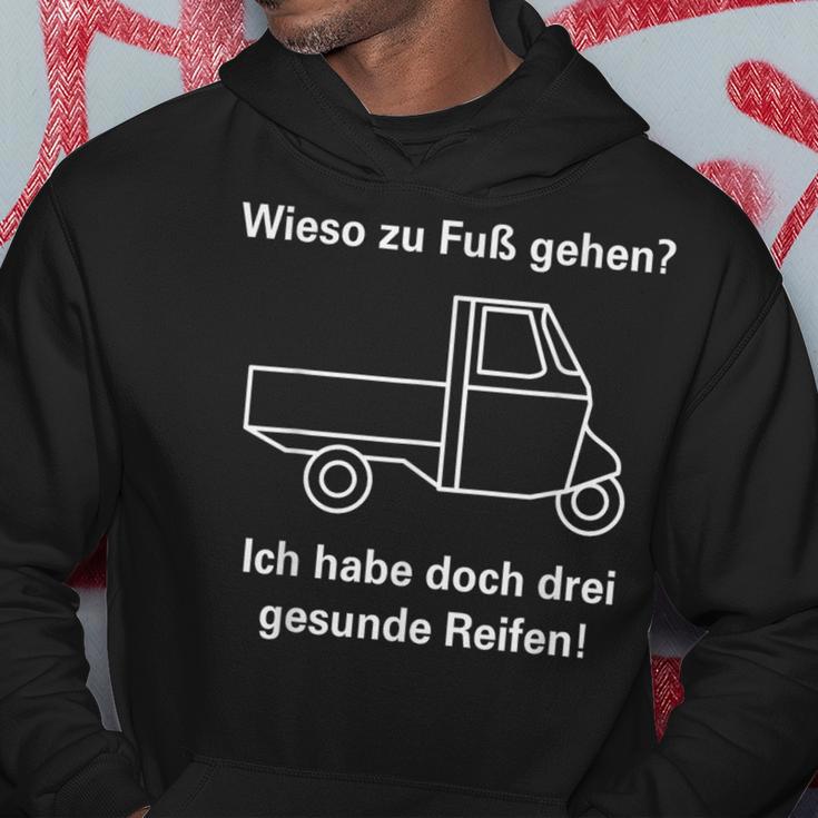 Zu Fuß Gehen Hab Aber Drei Gesunde Reifen I Ape 50 Tm Ape Kapuzenpullover Lustige Geschenke