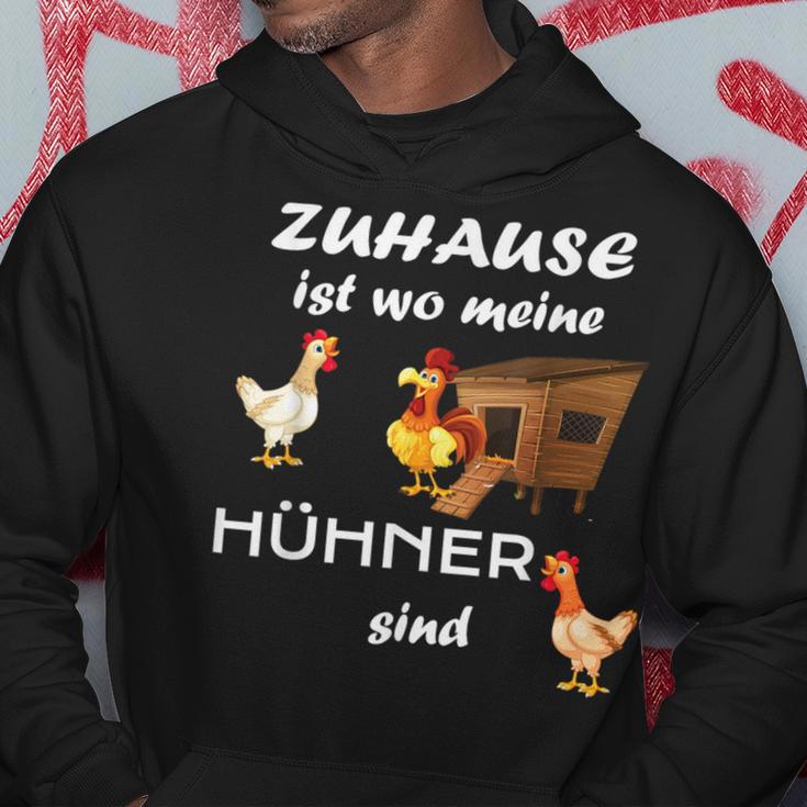 Zuhause Ist Wo Meine Hühner Sind Sind Farmer Zuhause Ist Wo Meine Hühn Kapuzenpullover Lustige Geschenke