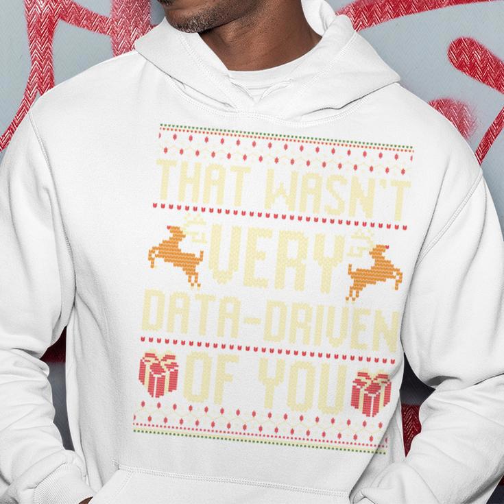 Das War Nicht Sehr Datengetriebenon Euch Ugly Christmas Jumpers Long-Sleeved Kapuzenpullover Lustige Geschenke