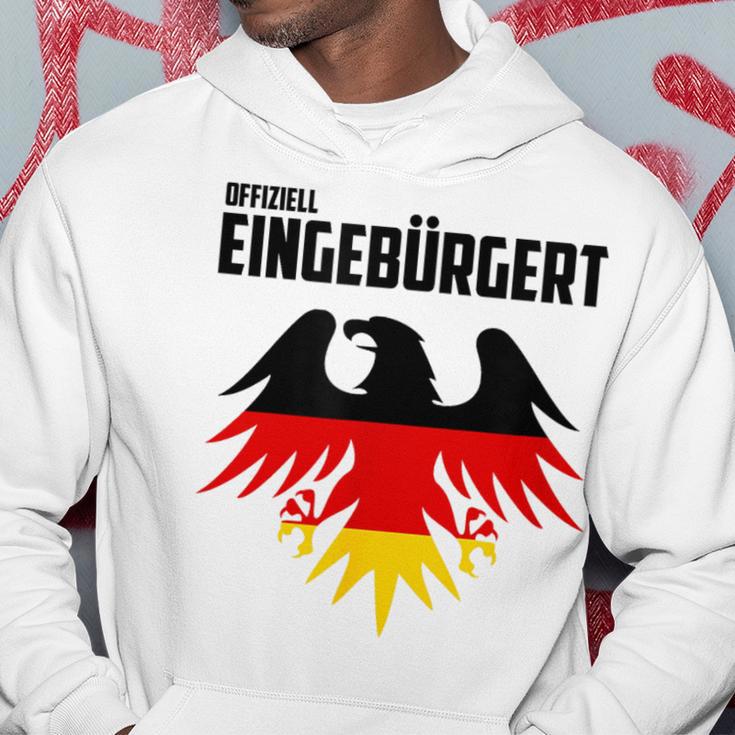 Einbürgert Team Deutschland Einbürgerung Kapuzenpullover Lustige Geschenke