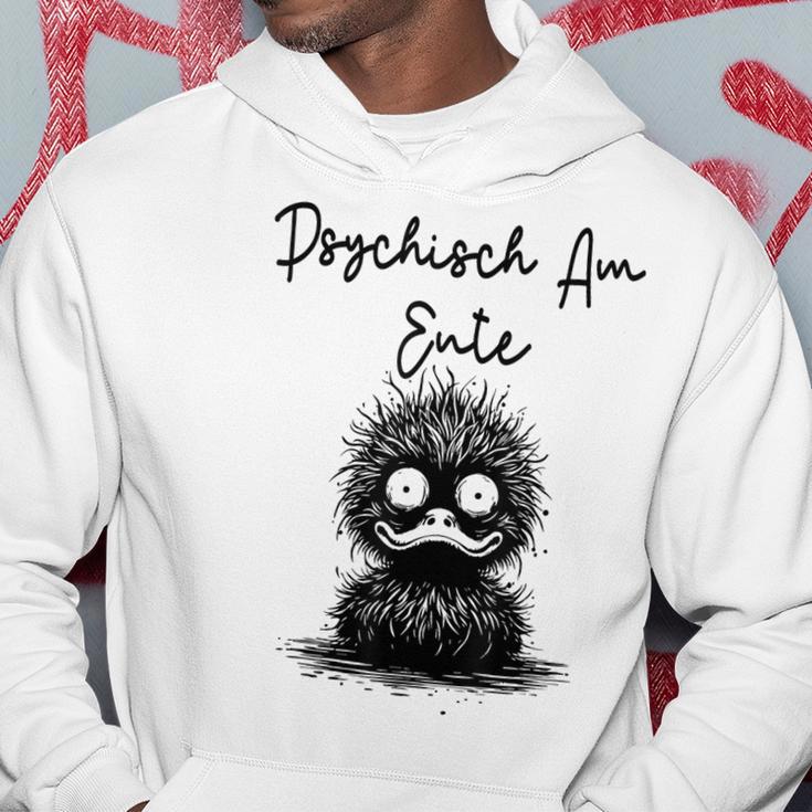 Psychisch Am Ente Psychisch Am Ente Gray Kapuzenpullover Lustige Geschenke