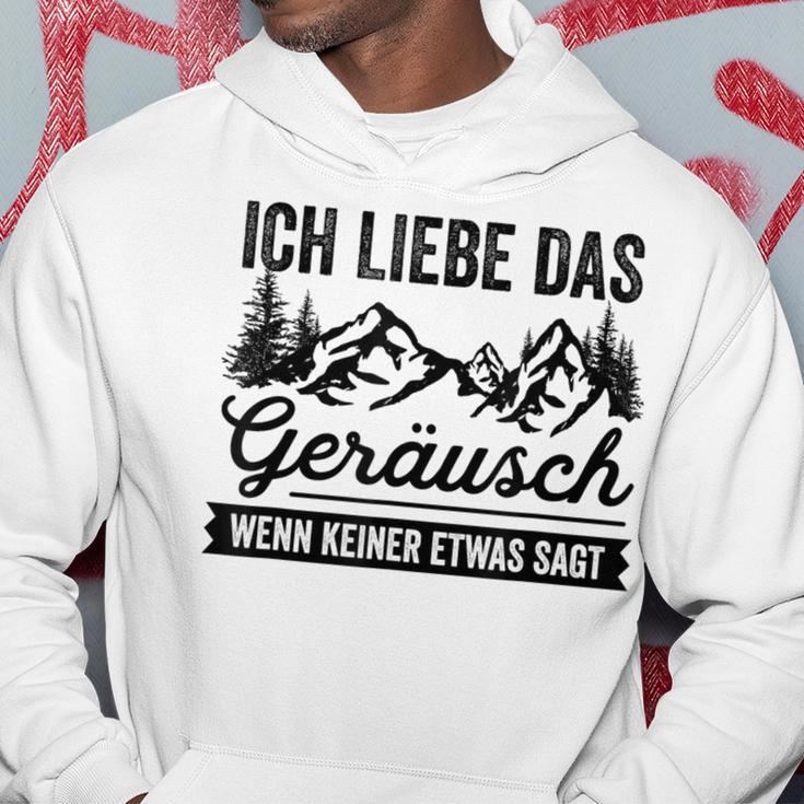 Hiking Ich Liebe Das Noise Wenn Keiner Etwas Sagt Kapuzenpullover Lustige Geschenke