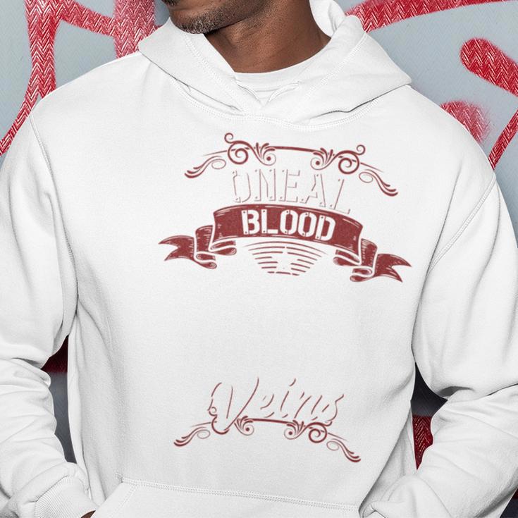 Oneal Blood Runs Through Myeins Last Name Family S Kapuzenpullover Lustige Geschenke