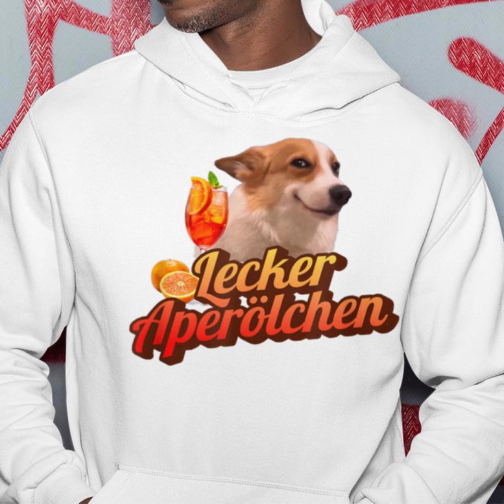 Tasty Aperölchen Holy Corgi Spritz-Tour Dog Spritzy Kapuzenpullover Lustige Geschenke