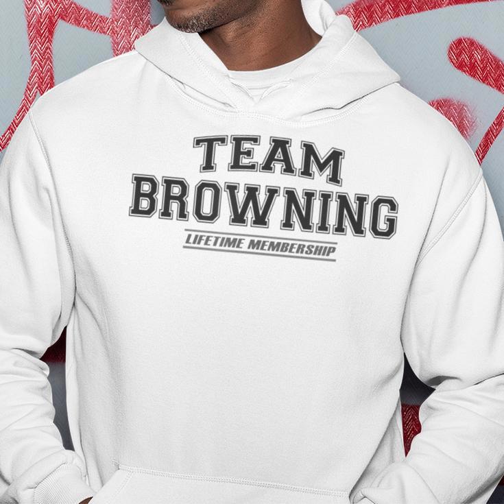 Team Browning Stolzer Familiennachname Nachname Geschenk Kapuzenpullover Lustige Geschenke