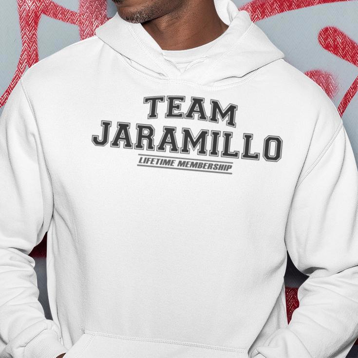 Team Jaramillo Proud Surname Last Name Gray Kapuzenpullover Lustige Geschenke