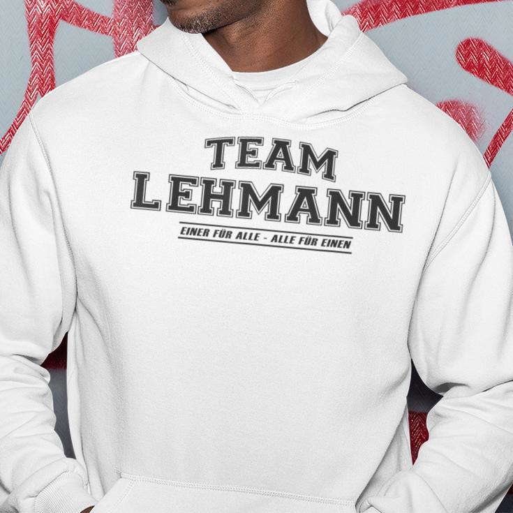 Team Lehmann Proud Family Last Name Gray Kapuzenpullover Lustige Geschenke