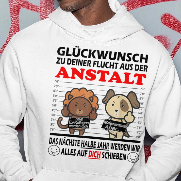 Zum Farewell Glückwunsch Zu Deiner Elucht Aus Der Anstalt Gray S Kapuzenpullover Lustige Geschenke