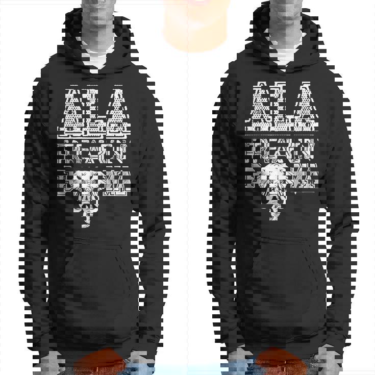 Ala Freakin' Bama Alabama Retro Bama Vintage Alabama Hoodie