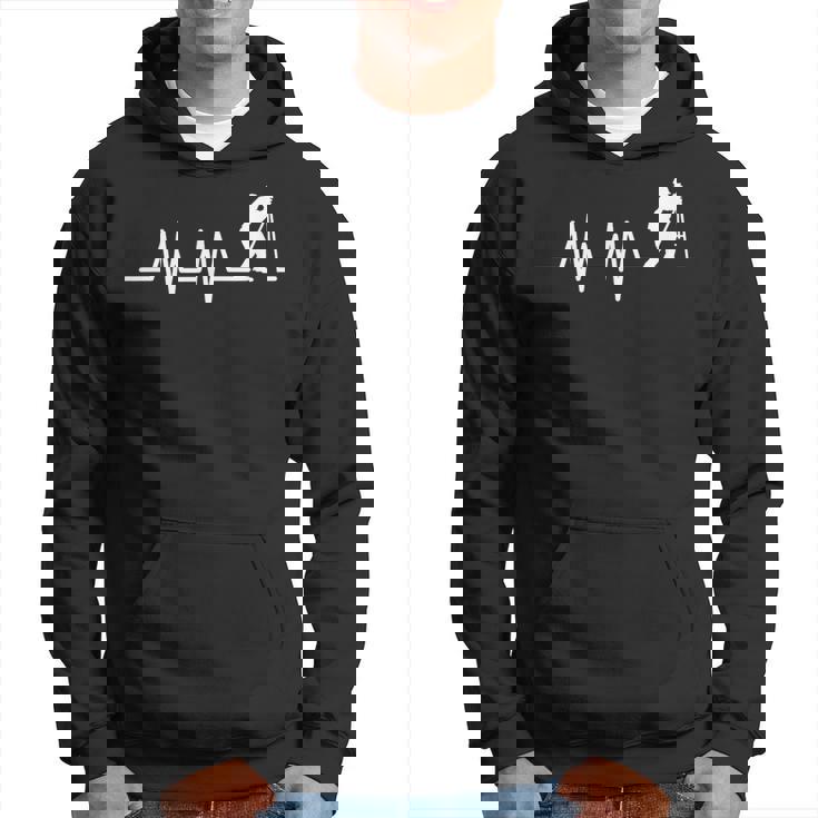 Battement De Coeur Géomètre Topographe Sweat à capuche