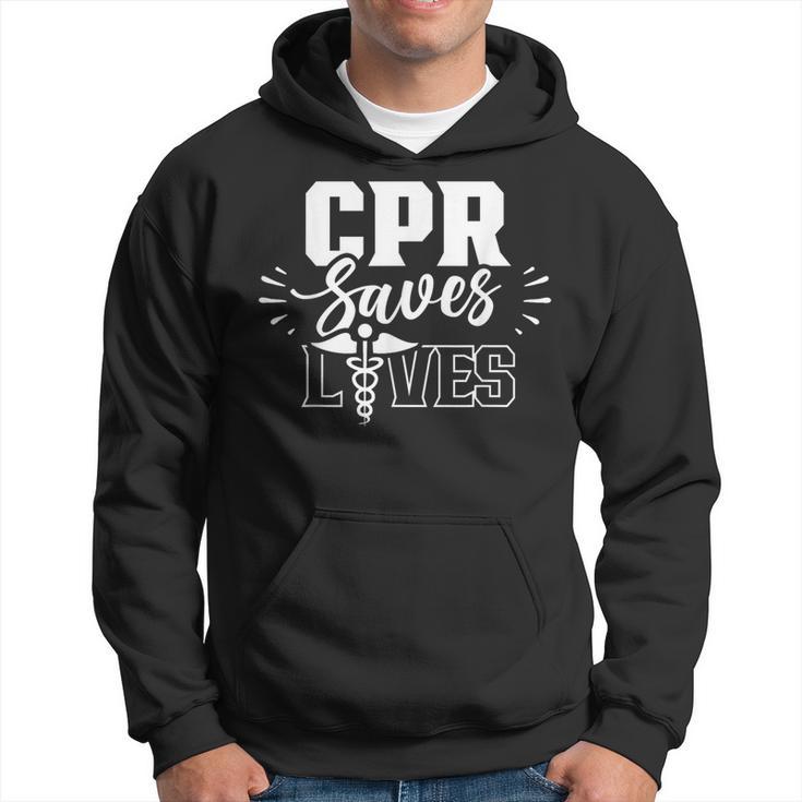 Cpr Rettet Leben Paramedic Emergency Paramedic Profession Kapuzenpullover