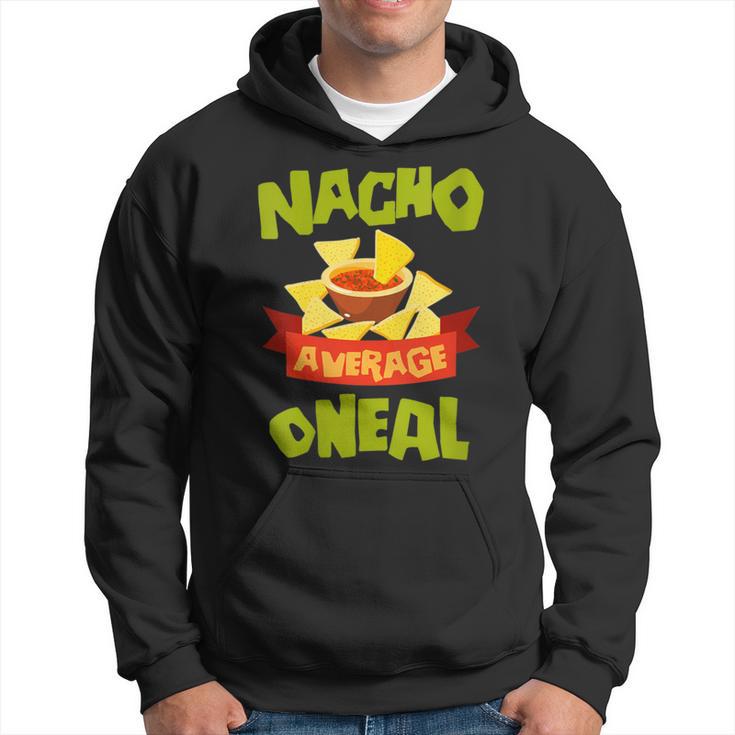 Damen Nacho Average Oneal Birthday Personalisierter Nachname Mit-Ausschnitt Kapuzenpullover