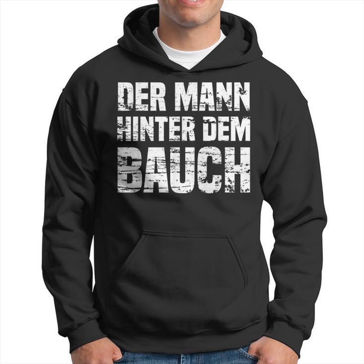 Der Mann Hinter Dem Bauchintage Father's Day Kapuzenpullover