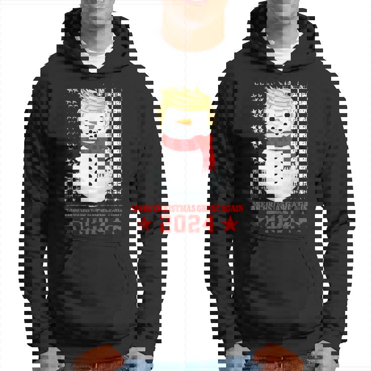 Donald Trump 2024 Usa Make Christmas Great Again Xmas Hoodie