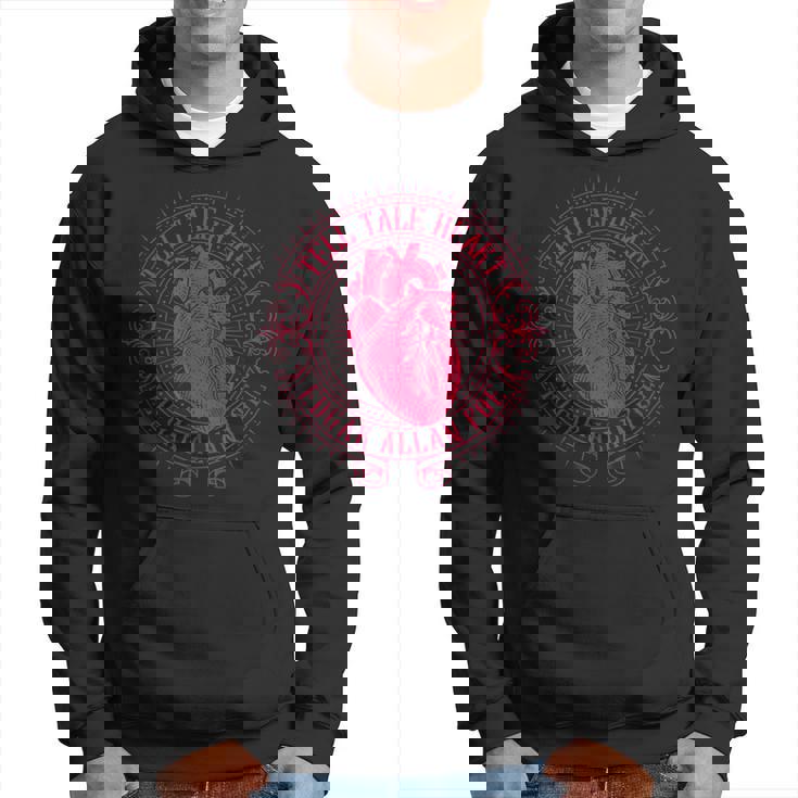 Edgar Allan Poe Tell-Tale Heart Littéraire Sweat à capuche