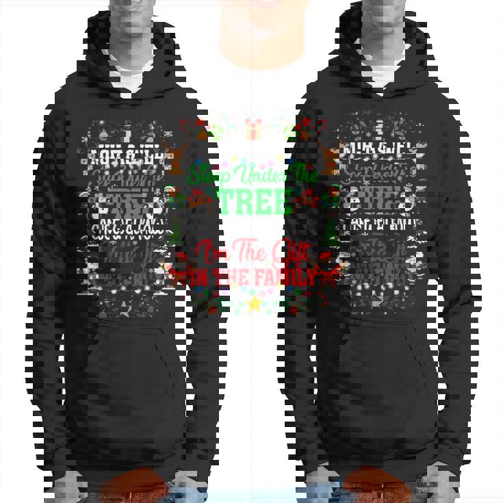 Christmas Might As Well Sleep Under Tree Christmas Hoodie
