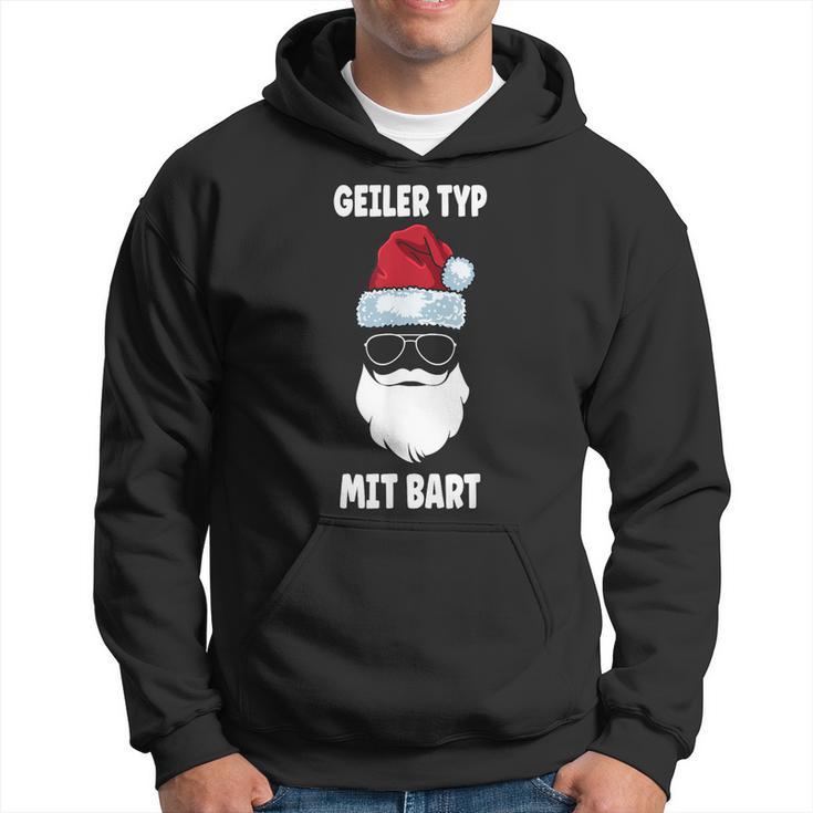 Geiler-Typmitbart Christmas Beard Kapuzenpullover