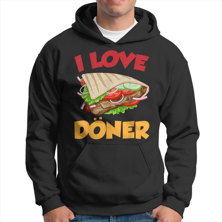 Ich Liebe Döner Kebab Fleisch Döner Kapuzenpullover