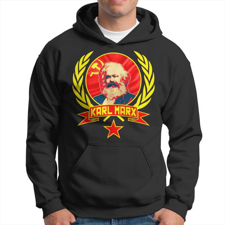 Karl Marx Soviet Communism Propaganda Kapuzenpullover