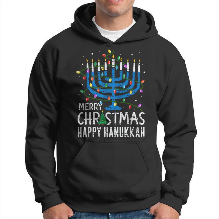 Sweatshirt Merry Christmas Happy Hanukkah - Pull Noël Hanoukka Unisexe Festif
