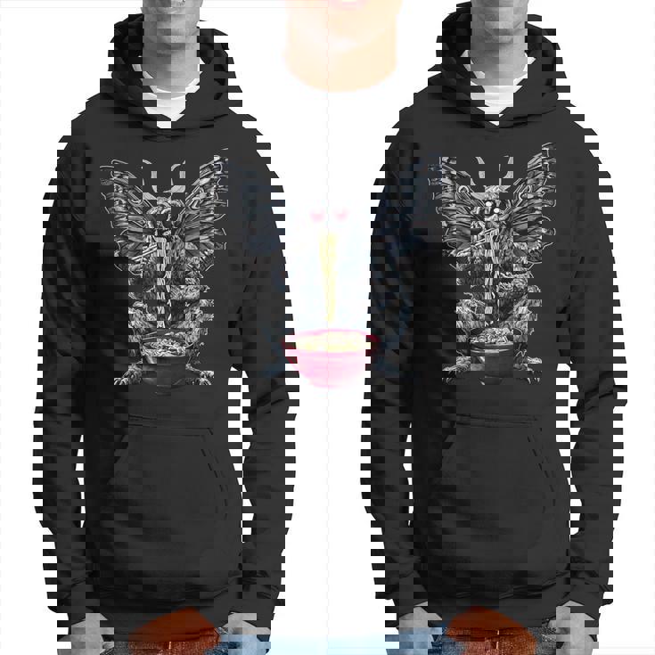 Mothman Cryptozoology Cryptid Ramen Japanese Noodles Hoodie
