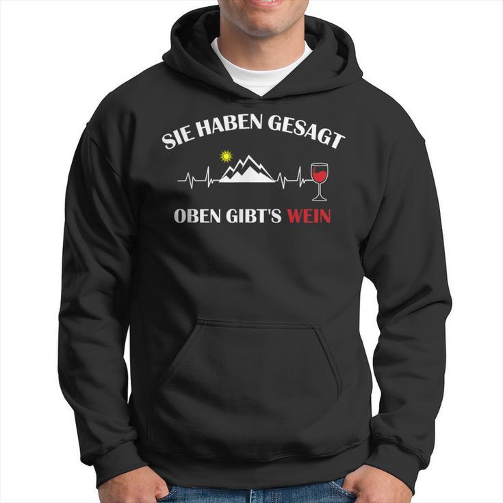 Oben Gibts Wein 'Oben Gibts Wein' Kapuzenpullover