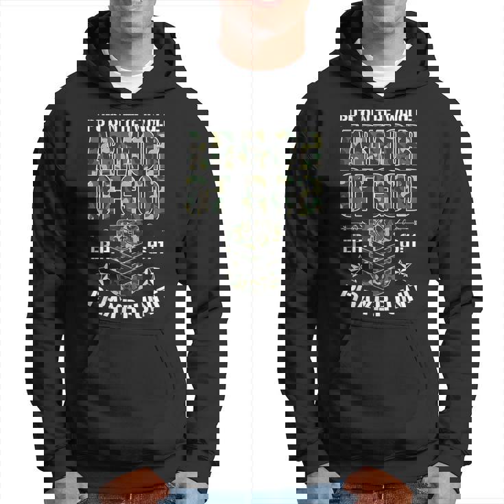 Put On The Whole Armor Of God Eph 611 Prayer Unit Christ Hoodie