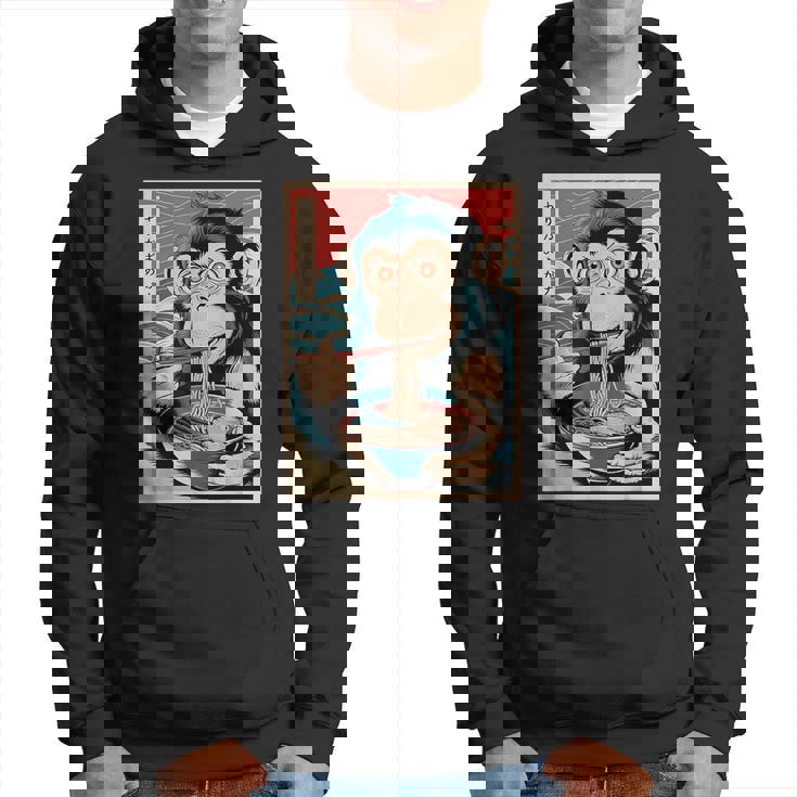 Ramen Japanese Kawaii Monkey Graphic Anime Hoodie