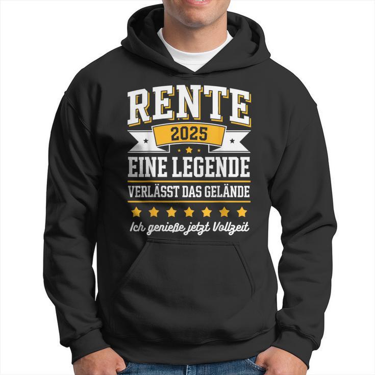 Rente 2025 Rentner 2025 Renteneintritt 2025 Kapuzenpullover