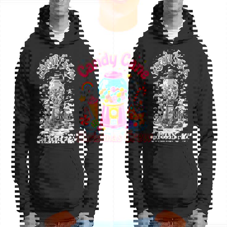 Security Candyland Candy Cane Christmas Crew House Candy Hoodie Security Candyland Candy Cane Christmas Crew House Candy Hoodie