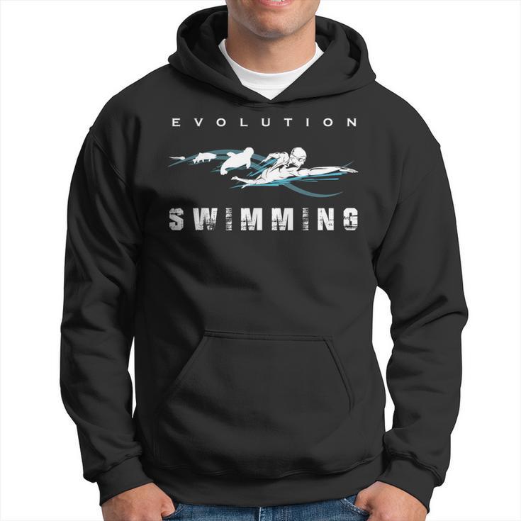 Swimming Evolution Swimmer Sportler Swimming Kapuzenpullover