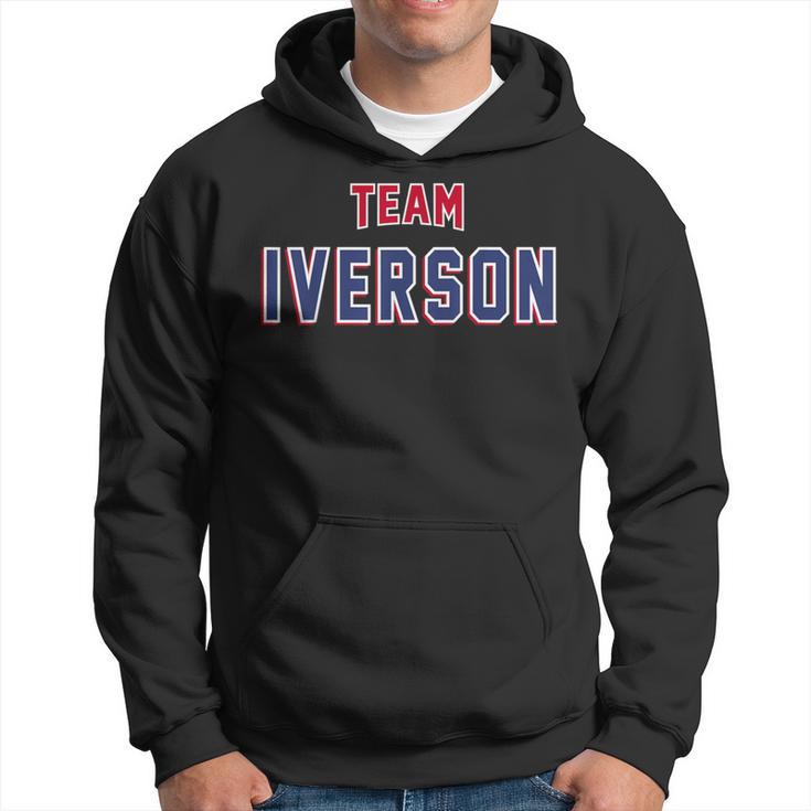 Team Iverson Last Name Proud Family Last Name Kapuzenpullover